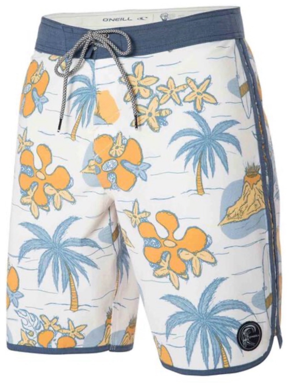 O’Neill Hyperfreak Nick Simich Artist Collab Board Shorts Size 34